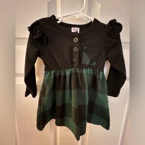 PATPAT Long Sleeve Plaid Midi Dress and Button Down